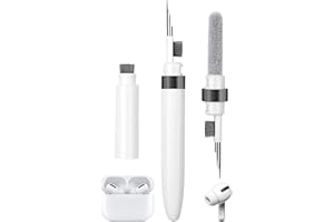 AHERO 4 in 1 Cleaner Kit for AirPods, Cleaning Pen for Earphones, Cleaning Tool for Charging Case and Headphones (Black)