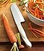 CUTCO Model 2166 White (Pearl) Petite Santoku Knife in factory-sealed plastic bag. 5.6