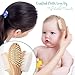 4 Piece Wooden Baby Hair Brush and Comb Set - Natural Soft Goat Bristles | Wood Bristles for Massage | Helps to Prevent or Cradle Cap - for Newborns and Toddlers | Perfect Baby Shower & Registry Gift