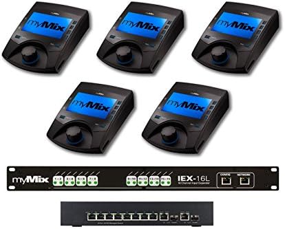 myMix MixPack 5 | 5 myMix 1 IEX16L Analog Expander and 1 Power8 Switcher