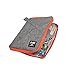 Travel Organizer, BUBM Universal Travel Gear Organizer/Electronics Accessories Bag/Cable Bag/USB Drive Shuttle Case-Grey