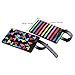 PIXNOR Travel Luggage Tags PVC Suitcase Bag Tags Pack of 5