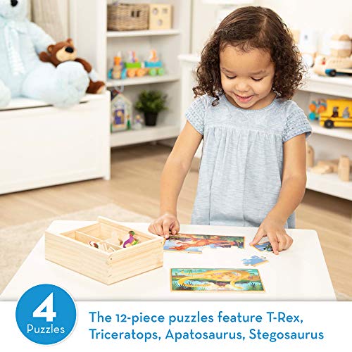 1 Melissa+Doug+Dinosaurs+Puzzles+Storage