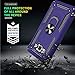 Galaxy A13 5G Case, Gritup [Military Grade] Shockproof Protection Case with 360° Magnetic Ring Holder Kickstand Case for Samsung A13 5G, Purple