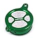 JFG RACING CNC Billet Aluminum Green Oil Filter Covers Cap Motorcycle Fuel filter Caps For Motorcross KX450F 2006-2015 KLX450R 2008-2015