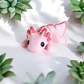 Tofer's Miniatures Articulated Toy 3D Printed Toy Figur Fidget Toy for Autism ADHD - 3D Printed Gift Fidget Toy for Kids (Axo