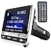 FM Transmitter, Tinzzi Bluetooth Receiver MP3 Player Wireless In-Car Stereo Radio Adapter Car Kit with Hands Free Calling,USB Charger, and Remote Control