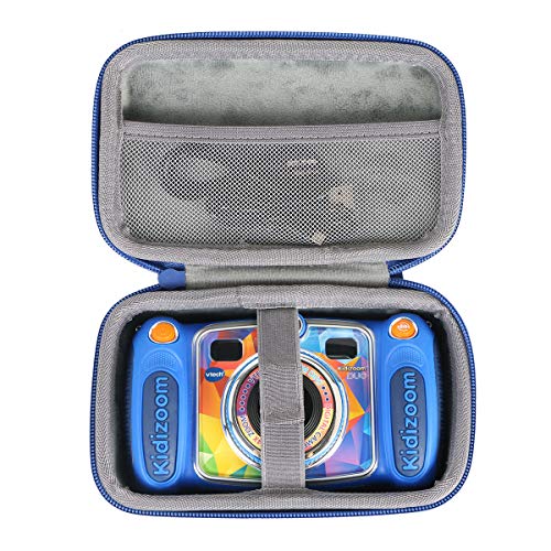 co2CREA Hard Case Replacement for VTech Kidizoom Duo DX/Deluxe/Twist/Pix/Pix Plus Selfie Camera (Blue Case)