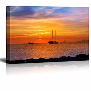 Beautiful Scenery Seascape Colorful Sunset on The Sea...