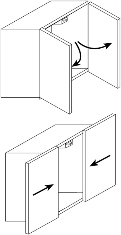 Emuca 5070915 Door Switch for Furniture 2 Positions On-Off, White, Set of 10 Piece, 4,5 x 9 x 9 - Image 4