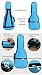 HOT SEAL Waterproof Durable Colorful Ukulele Cotton Case Bag with Storage (21in, green)