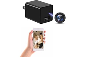 HFKDY Home Security Indoor Surveillance with Motion Detection, 1080P HD Mini Charger Camera, WiFi Remote Control,Advanced OWL Technology