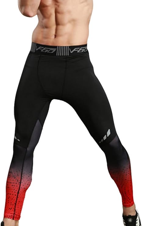 wenyujh Hombre Deporte Fitness Mallas Leggins elástico Gym ...