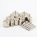 Yosoo 16pcs/Set Coated Drill Bit Hole Saw Set 6-50mm, Wet Use for Tiles, Glass, Fish, Marble, Granite, Ceramic
