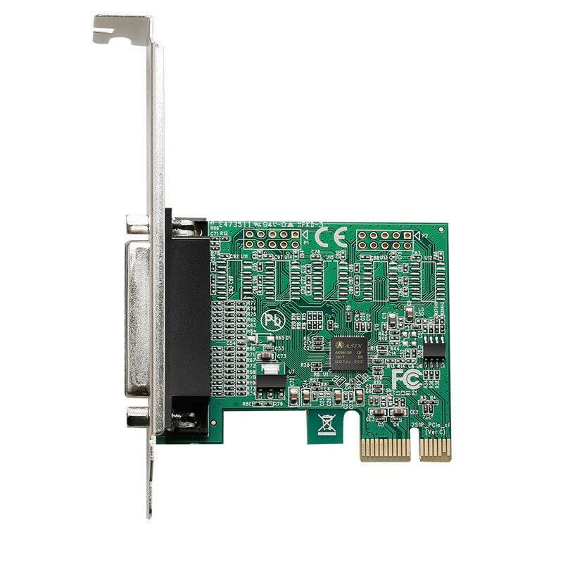 Multibao PCIe Expansion Card, PCI Express 1X to DB25 Parallel Port Adapter Card Compatible with IEEE 1284 SPP/Byte ECP Modes for Printers, Scanners