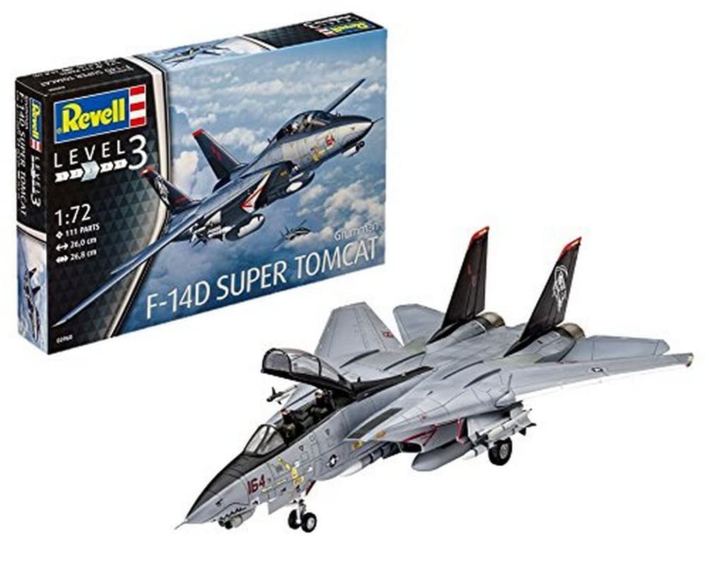 Revell 03960 Grumman F-14D Super Tomcat 1:72 Scale Unbuilt/Unpainted Plastic Model Kit — image 1