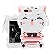 Joyleop White Cat Case Compatible with iPhone 5 5C 5S SE,Cute 3D Cartoon Animal Cover,Kids Girls Fun Soft Silicone Rubber Kawaii Character Unique Cases,Fashion Shockproof Skin Protector for iPhone5