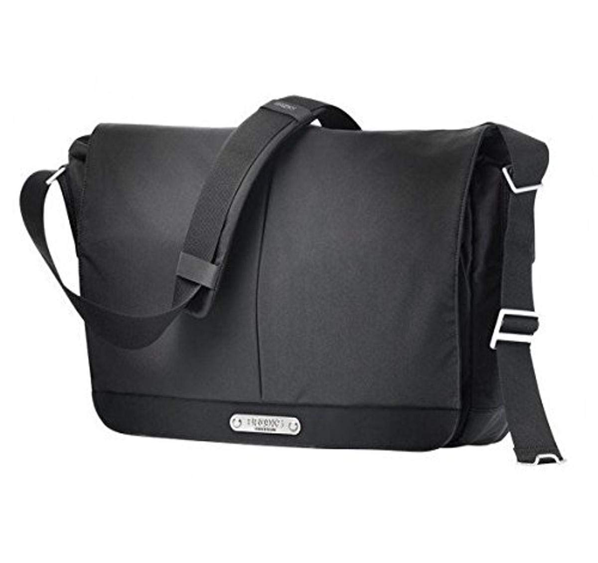 Brooks England STRAND MESSENGER BAG BLACK