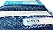 Buti-pods Slim Wet Wipes Dispenser | Wetwipe Portable Travel Holder | baby wipe case, 2-pack (navy turquoise prints)