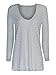 Choies Women's Acrylic V-Neck Hooded Long Sleeve Loose Sweater S Beige