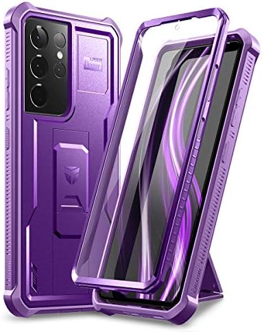 Dexnor for Samsung Galaxy S21 Ultra Case, [Built in Screen