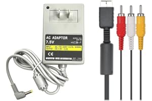 RUITROLIKER AC Power Supply Power Adapter Wall with AV Cable for PS 1 Console