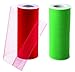 Charmed Tulle Fabric in Kelly Green and red Christmas Color! 6 inch by 25 Yards (2 spools)