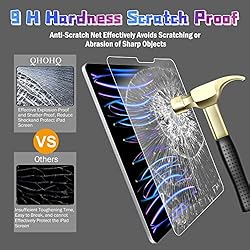 QHOHQ [2+2 Pack] Tempered Glass Screen Protector