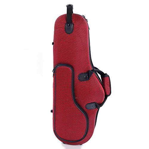 High Grade Durable Cloth Alto Saxophone Case Saxophone Box (Red)