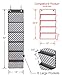 COMPONO Office Supplies Storage Organizer Includes 2 Over Door Hangers, 6 Pocket Chart for Home, Business, Clothing, and School Organizers (Trellis Pattern)