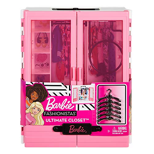 Barbie GBK11 - Traum Kleiderschrank, tragbares Modespielzeug für Kinder von 3 bis 8 Jahren – Bild 7