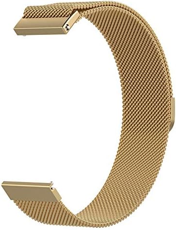 Stainless Steel Bracelet Smart Watch Band, Metal Replacement Band Bracelet Strap, Smart Watch Wristbands with Adjustable Magnetic Closure Clasp for Samsung Galaxy Watch by Wetour