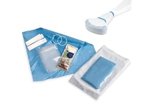 MEDISS Ultrasound Probe Cover with Gel, Transducer Cover Latex-Free Sterile Disposable Clear, 6" x 12", Individual Packaging (25 pcs)