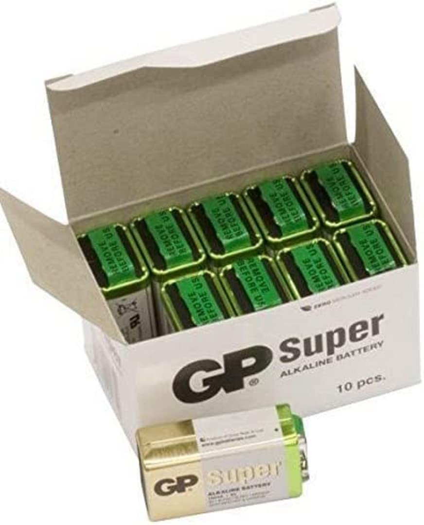 GP Super Alk 9V-PP3 10 bulk