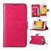 Note 3 Case, Galaxy Note 3 Case, Joopapa Galaxy Note 3 Luxury Fashion Pu Leather Magnet Wallet Flip Case Cover with Built-in Credit Card/ID Card Slots for Samsung Galaxy Note 3 N9000 (Pink)