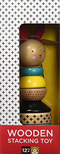 3 Petit+Collage+Rabbit+Wood+Stacking