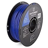 HATCHBOX 3D PLA-1KG3.00-BLU PLA 3D Printer Filament, Dimensional Accuracy +/- 0.03 mm, 1 kg Spool, 3.00 mm, Black