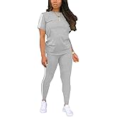 Nimsruc Two Piece Sets For Women Summer Casual Sweatsuits