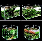 BEGONDIS 35 Litre Rimless Low Iron Glass Aquarium Tank 45x28x30cm view 4