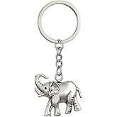 Elephant Keychain, Animal Keychains Bag Charm for Women,Car keys Charms for Men,Cool Key Chains Gift for Womens Girls Boys Men