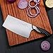 Chinese Kitchen Knife Vegetable Knife Professional Chef Knife with Stainless Steel Full Tang Cast Steel Handle