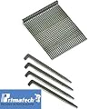 Primatech 1-1/2" L Hardwood Flooring Cleats - Floor Nailer Nails - 16 Ga. Steel - "L" Shaped - Box of 5000 Cleats
