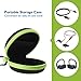 Headphone Case,Portable Protection Travel Carrying Cases (Green)