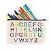 12 Pack Blank Canvas Pencil Case Pouch, Blank Makeup Bags for Vinyl Projects Sublimation DIY Your Own Pencil Case, Zipper Canvas Craft Bags, Cotton Multipurpose Pouch Bag, 7.8 x 5 Inch