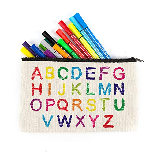 4 Canvas+Zipper+Pouches+Travel+Cosmetic