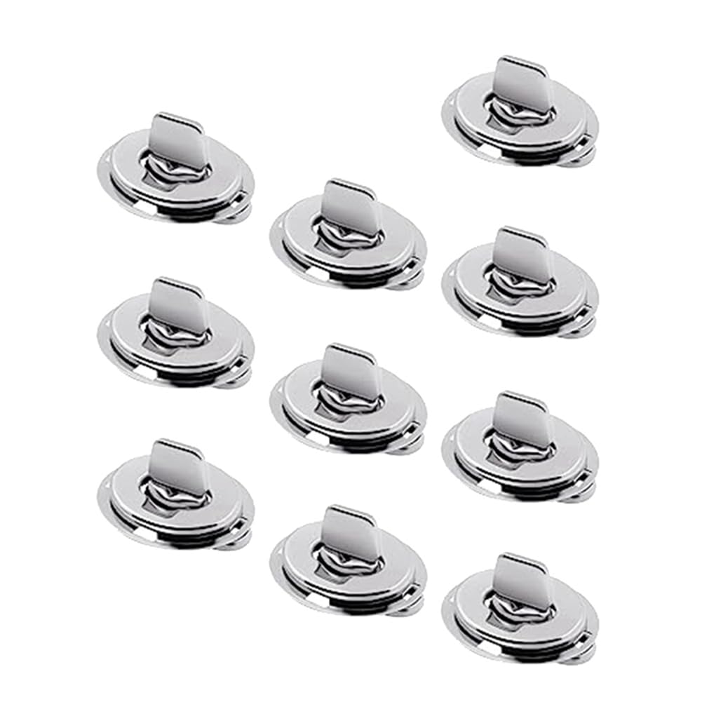 Dmchdu 10 PCS Twist Lock Common Sense Fastener for Boats, Sailboats, RVs, Dinghies and Caravans