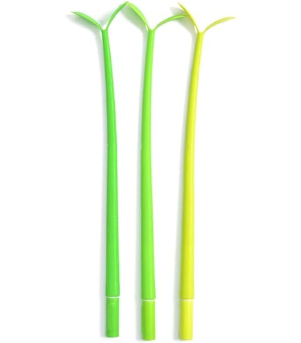 10 Stück Mini Gras Gelstifte – Grüne Stifte Für Deko, Büro & Schule