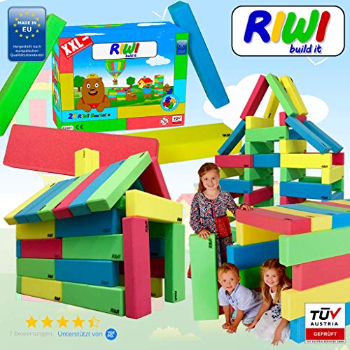 12 Building Blocks XXL RIWI Soft Foam Blocks Machine Washable