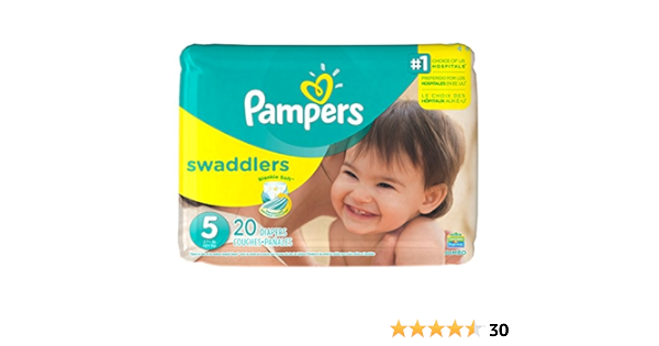 amazon pampers size 5