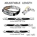 TENGL Compatible with Fit bit Flex 2 Bands Bracelet, Adjustable Replacement Genuine Leather Braided Wristbands Metal Clasp with Rhinestone Large Small